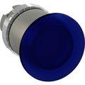 Springer Controls Co ABB Illuminated Mushroom Head Button, 22mm, Blue P9M-ET4LL1